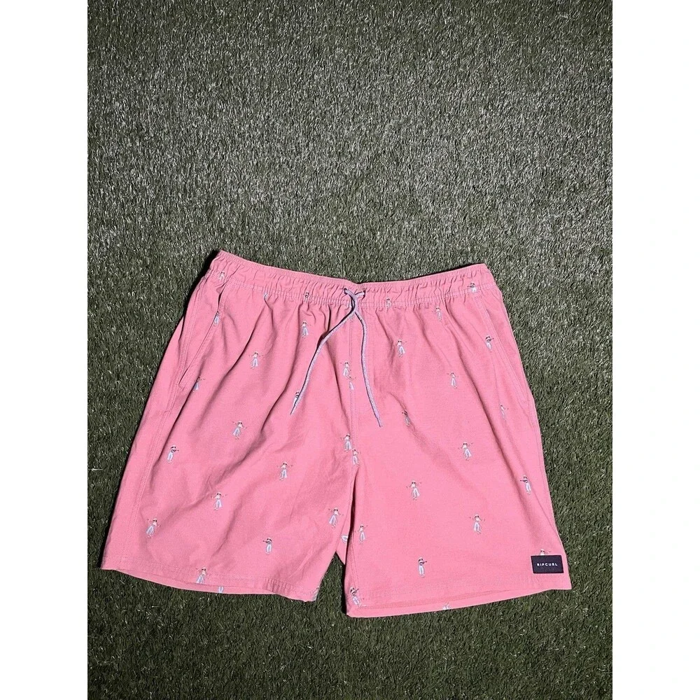 Men’s 2XL Rip Curl Coral Board Shorts W/ Hula Girls